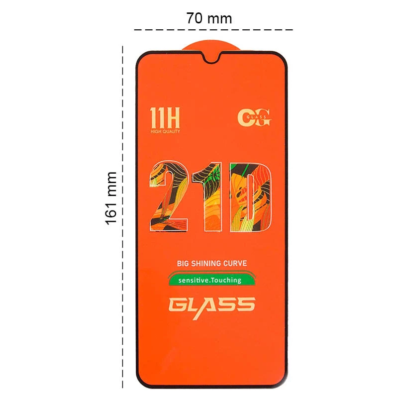 Захисне скло 2.5D CP+ на Samsung Galaxy A14 4G/5G – Чорний. Фото 5 з 11