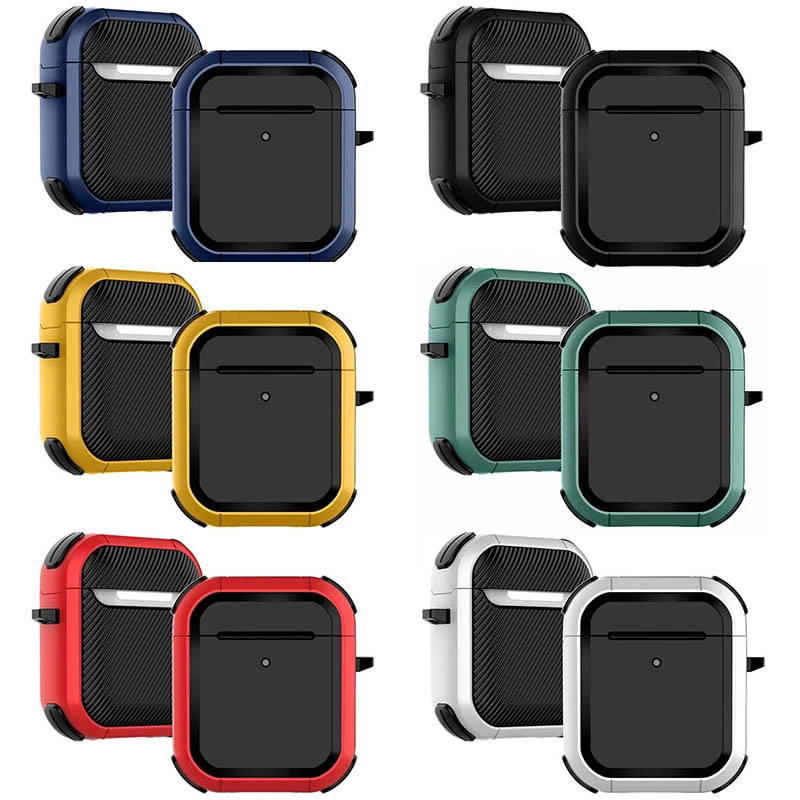 Футляр противоударный Black ed. для наушников Airpods 1/2 фото 1 из 1