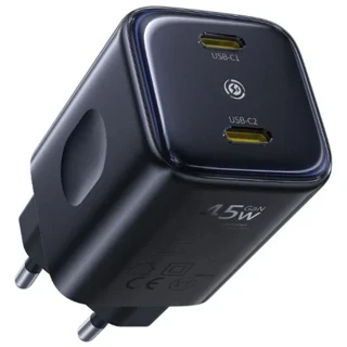 МЗП Baseus PicoGo AN13 Fast Charger 45W (2USB-C) (E0121F) фото 1 з 4