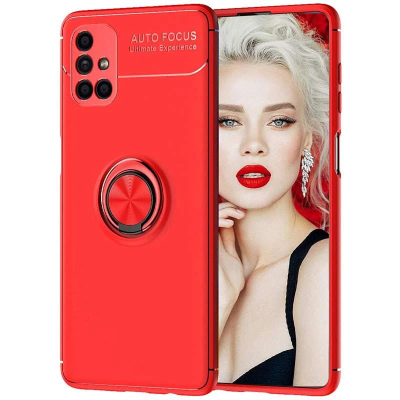 

Чохол Deen ColorRing з кільцем на Samsung Galaxy M51 (Червоний / Червоний)