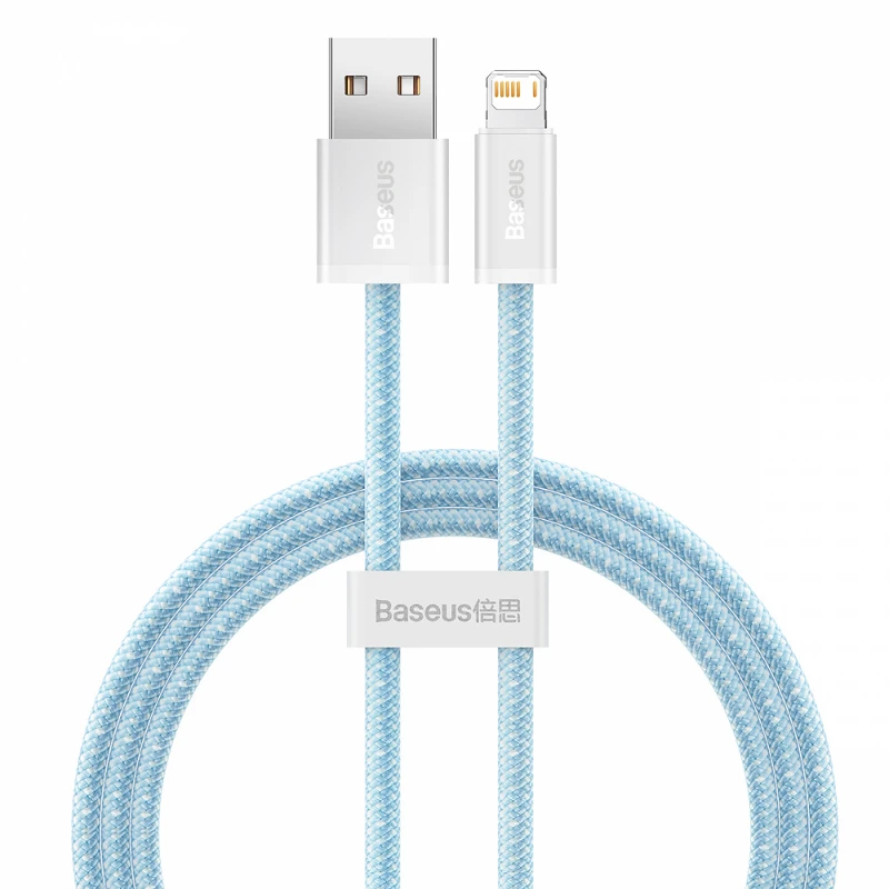 Дата кабель Baseus Dynamic Series USB to Lightning 2.4A (2m) (CALD00050) – Blue. Фото 1 з 5