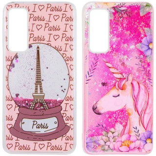 Чехол с переливающимися блёстками для Huawei P Smart (2021) фото 1 из 1