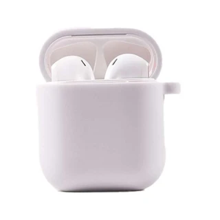 Силіконовий футляр з мікрофіброю для навушників Airpods 1/2 фото 1 з 1