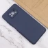 Кольоровий силіконовий чохол GETMAN із закритою камерою для Xiaomi Poco X3 NFC / Poco X3 Pro – Синій / Midnight Blue. Фото 4 з 4
