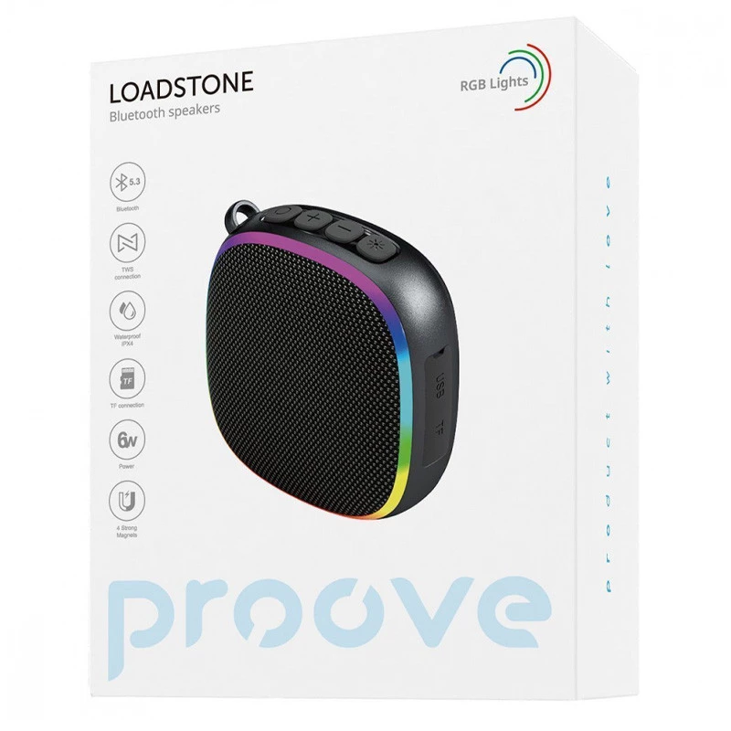 Bluetooth Колонка Proove Loadstone 6W – Black. Фото 3 з 5
