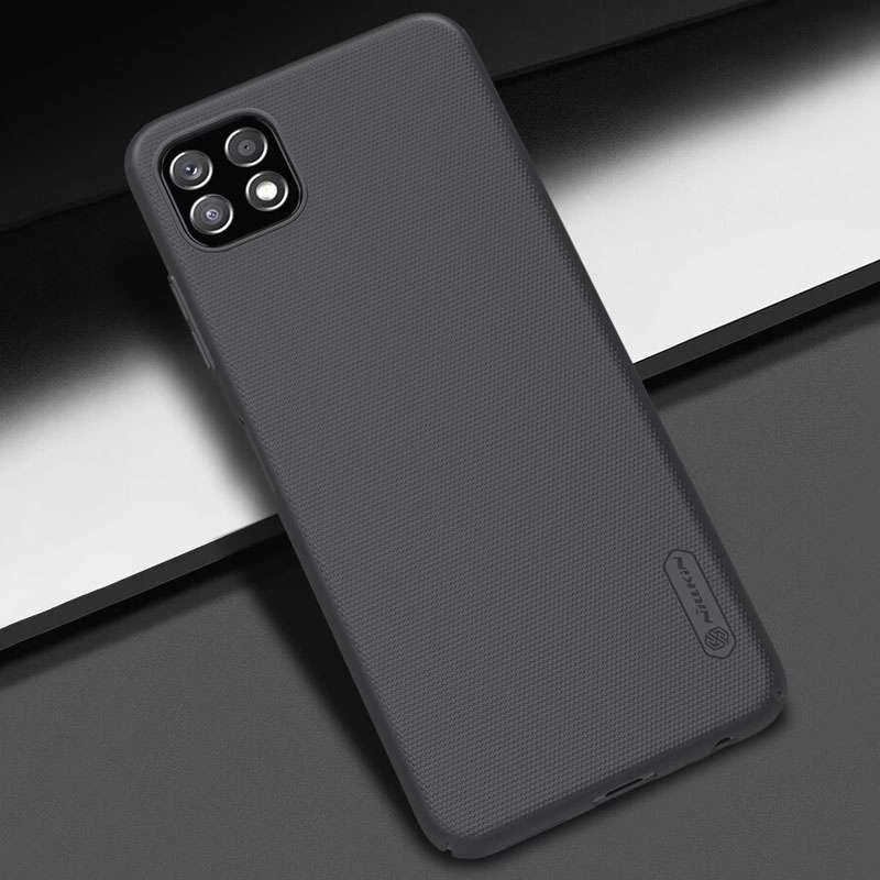 Пластикова накладка Nillkin Frost на Samsung Galaxy A22 5G – Чорний. Фото 7 з 7