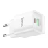 СЗУ Hoco C147A PD20W+QC3.0 (1USB-A/1C) – White. Фото 5 из 7