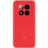 Чехол Silicone Case с закрытым низом и защитой камеры для Xiaomi Redmi Note 14 Pro 4G – Красный / Red. Фото 1 из 3