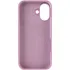 Чехол Silicone Case с закрытым низом для Apple iPhone 17 (6.3") – Лиловый / Lilac Pride. Фото 4 из 6