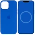 Чехол Silicone case (AAA) with Magsafe and Animation для Apple iPhone 12 Pro (6.1") – Синий / Capri Blue. Фото 1 из 7