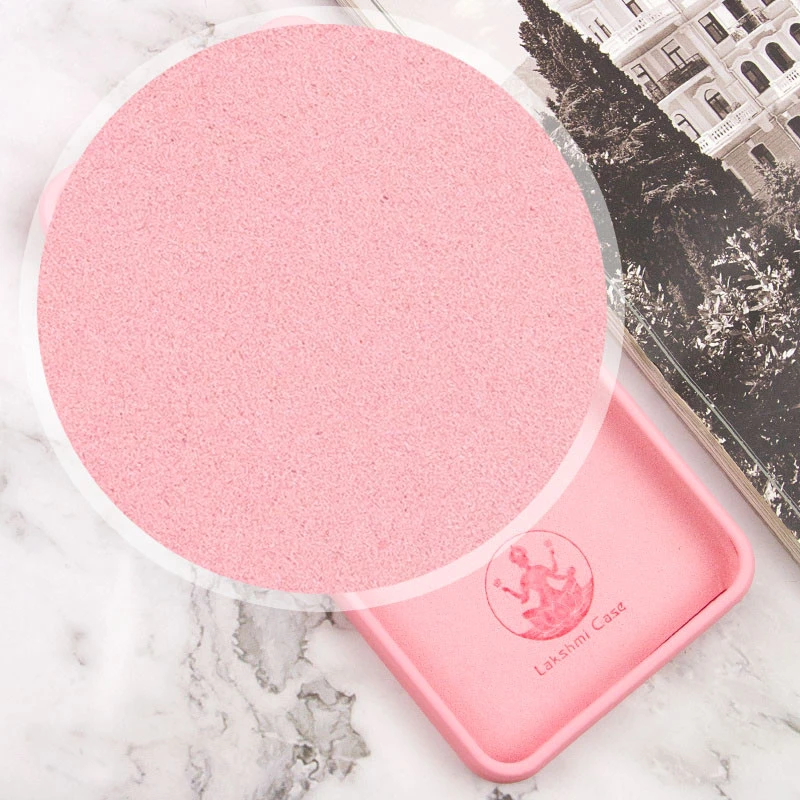 Чохол Silicone Case Lakshmi Premium із закритою камерою для Xiaomi Redmi 13C – Рожевий / Light pink. Фото 8 з 12