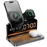 БЗП Hoco DWQ03 North 4in1 with alarm clock – Black. Фото 6 з 6