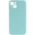 Чехол с защитой камеры Silicone Case для Apple iPhone 14 (6.1") – Бирюзовый / Marine Green. Фото 1 из 3