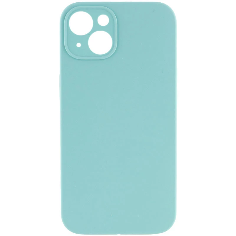 

Чехол с защитой камеры Silicone Case Apple iPhone 15 Plus (6.7") (Бирюзовый / Marine Green), Бірюзовий / marine green