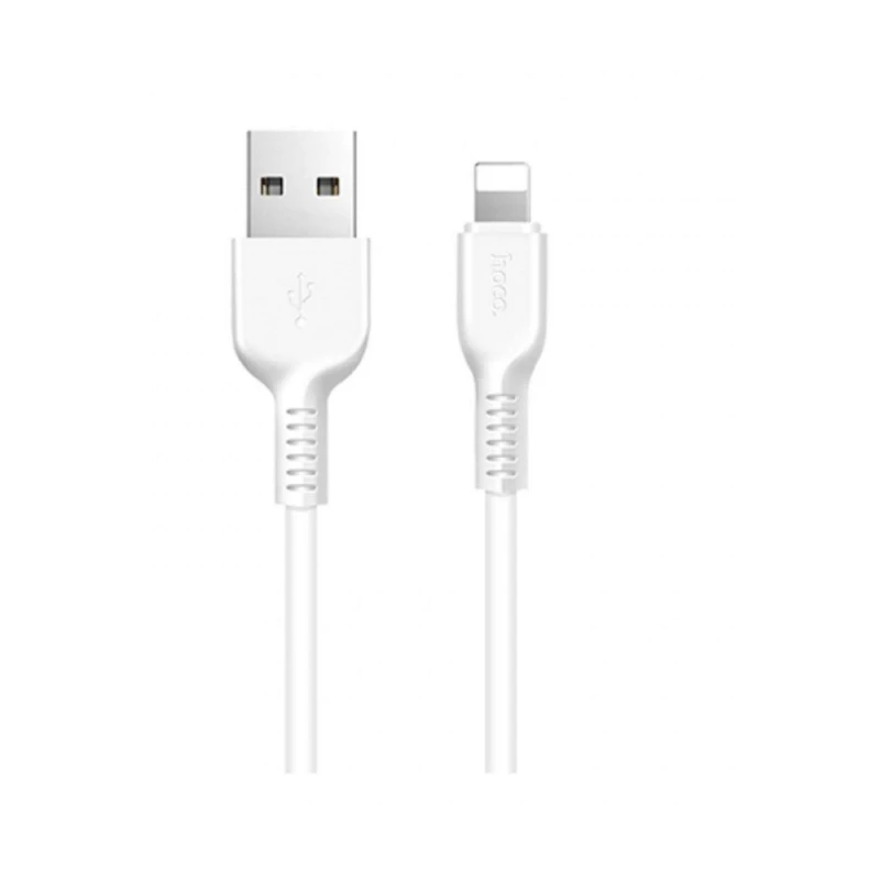 

Дата кабель Hoco X13 USB to Lightning (1m) (Белый), Білий