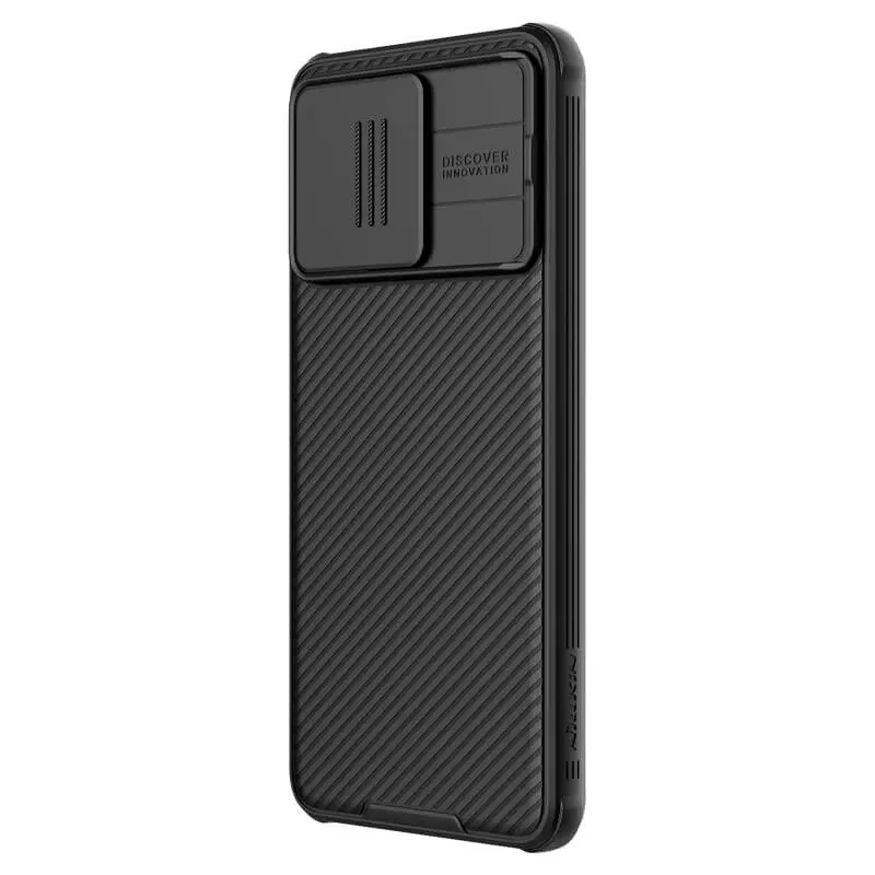 Карбоновая накладка Nillkin Pro со шторкой для камеры для Xiaomi Redmi K70 / K70 Pro – Black. Фото 2 из 8