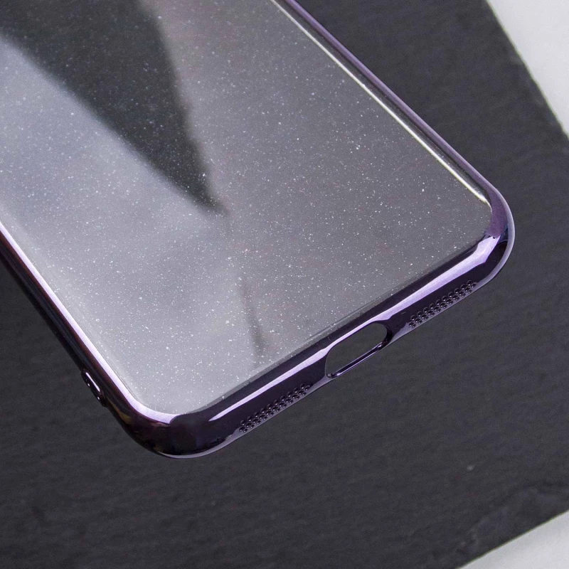 TPU+PC чехол с блестками на Apple iPhone 12 (6.1") – Purple. Фото 7 из 10