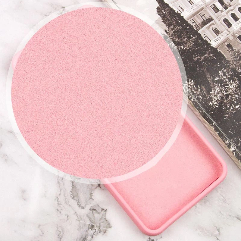 Кольоровий силіконовий чохол GETMAN із закритою камерою для Samsung Galaxy M34 5G – Рожевий / Pink. Фото 2 з 7