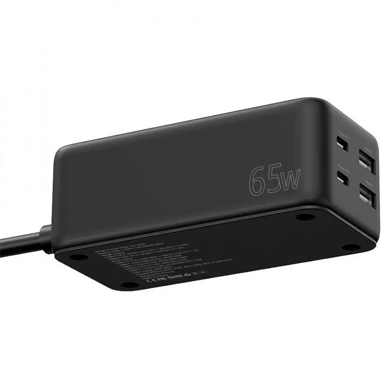 Мережевий фільтр Proove Power Strip Homester PD-03 1AC 65W (2xUSB+2xType-C) (1.5m) – Black. Фото 2 з 5
