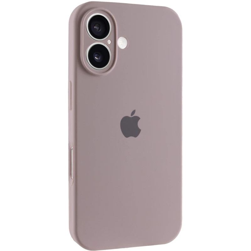 Чохол Silicone Case з захистом камери на Apple iPhone 17 (6.3") – Сірий / Lavender. Фото 1 з 3