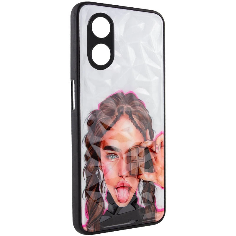 

Стеклянный чехол Prisma Ladies на Oppo A78 4G (Chocolate)