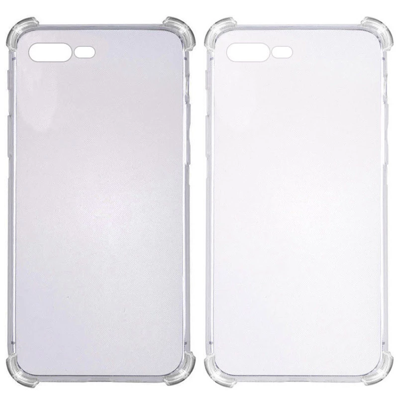 Ультратонкий силіконовий чохол GETMAN з критими бортами на Apple iPhone 7 plus / 8 plus фото 1 з 2