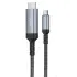 Перехідник Hoco UA43 Type-C to HDTV HD (1.8m) – Metal gray. Фото 1 з 5