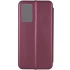 Чохол-книжка класичний на Motorola Edge 50 Fusion – Бордовий. Фото 3 з 4