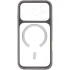 Чехол TPU+PC GETMAN Moon Clear with MagSafe для Apple iPhone 18 – Grey. Фото 3 из 5