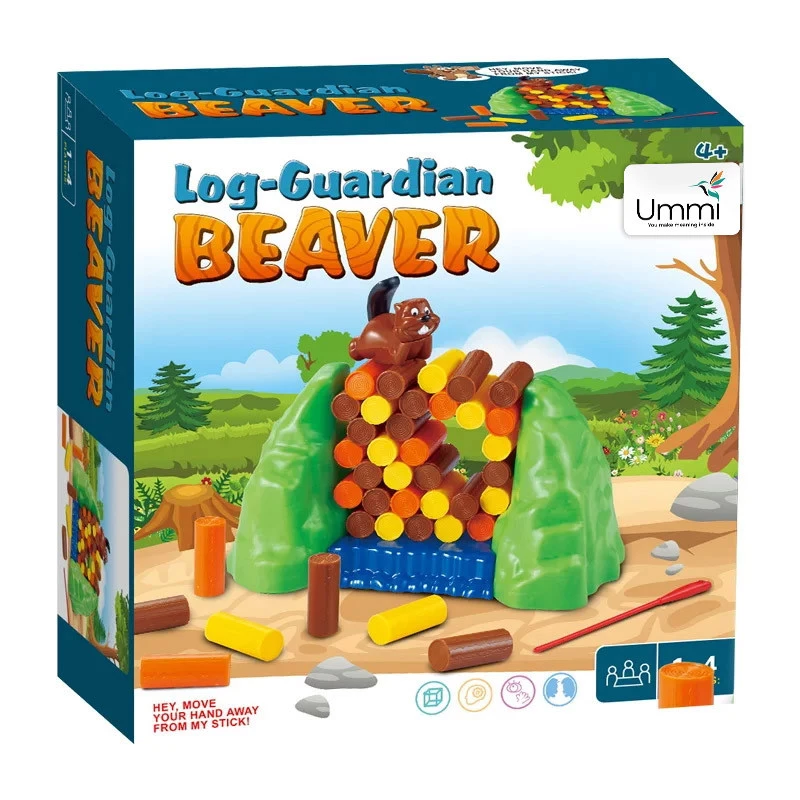Настільна інтерактивна гра Ummi 556-A2 Log-Guardian Beaver Game – Green. Фото 3 з 3