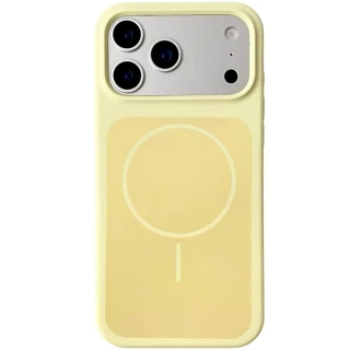 Чохол Silk Duo Color (AA) NO LOGO with Magnetic Fit для Apple iPhone 17 Pro Max (6.9") — Yellow