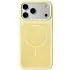 Чохол Silk Duo Color (AA) NO LOGO with Magnetic Fit для Apple iPhone 18 Pro Max – Yellow. Фото 1 з 1