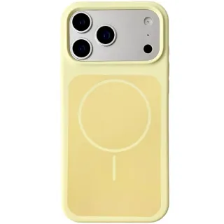 Чохол Silk Duo Color (AA) NO LOGO with Magnetic Fit для Apple iPhone 18 Pro — Yellow