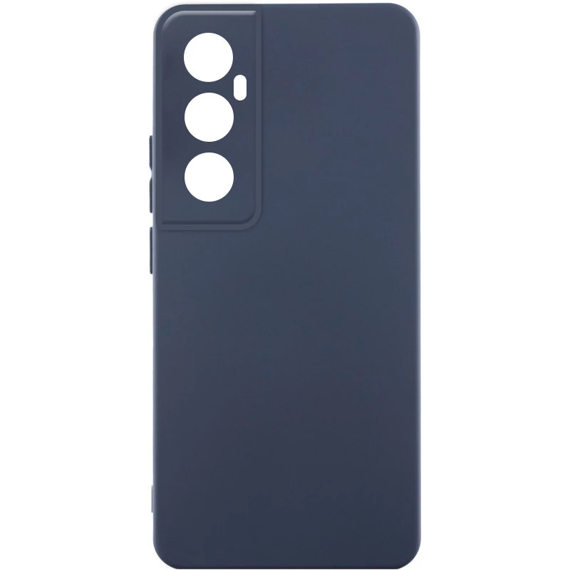 Чохол Silicone Case Lakshmi Plus з закритою камерою на Realme C65 4G – Синій / Midnight Blue. Фото 1 з 3