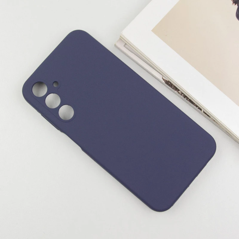Чохол Silicone Case Lakshmi Premium із закритою камерою для Samsung Galaxy A26 5G – Темно-синій / Midnight blue. Фото 7 з 12