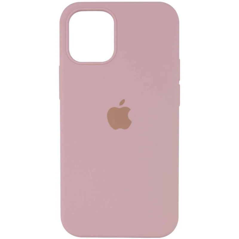 

Чехол Silicone Case с закрытым низом для Apple iPhone 12 Pro Max (6.7") (Розовый / Pink Sand), Рожевий / pink sand