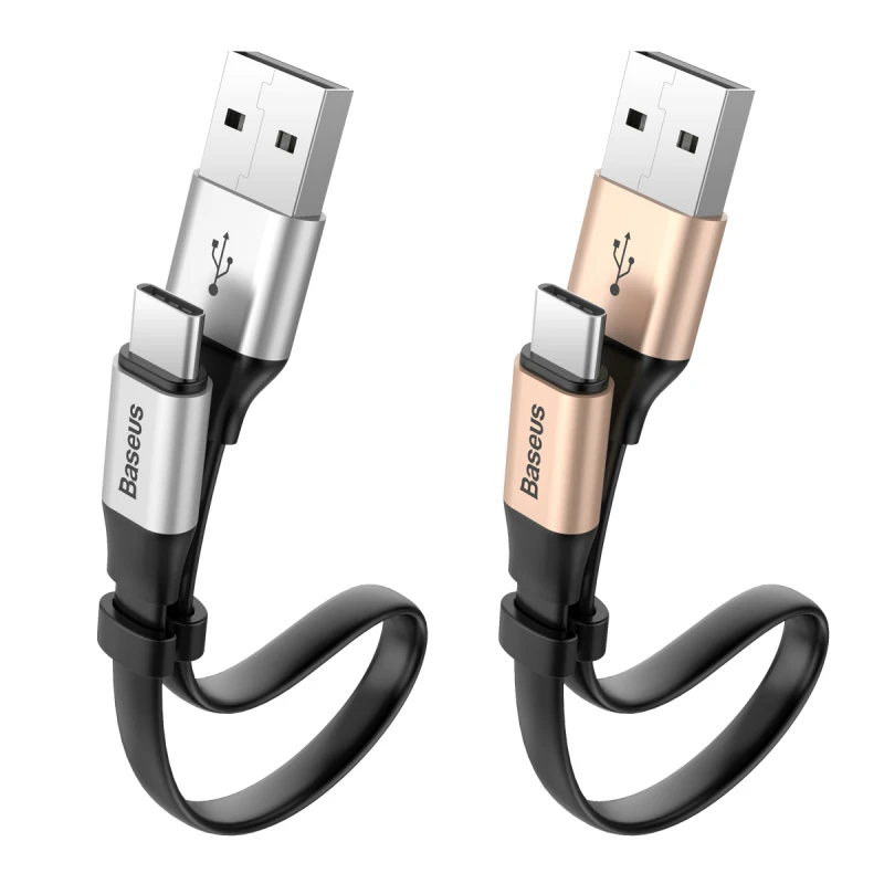 

Дата кабель Baseus Nimble Portable USB to Type-C 3A (23см) (CATMBJ)