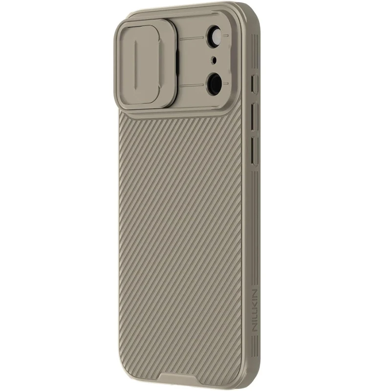 Карбована накладка Nillkin Pro зі шторкою для камери на Apple iPhone 17 Pro Max (6.9") – Gold. Фото 3 з 5