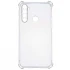 Ультратонкий силіконовий чохол GETMAN з критими бортами на Xiaomi Redmi Note 8T – Безбарвний (прозорий). Фото 1 з 5