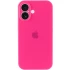 Чехол Silicone Case с защитой камеры для Apple iPhone 16 – Розовый / Barbie pink. Фото 6 из 8
