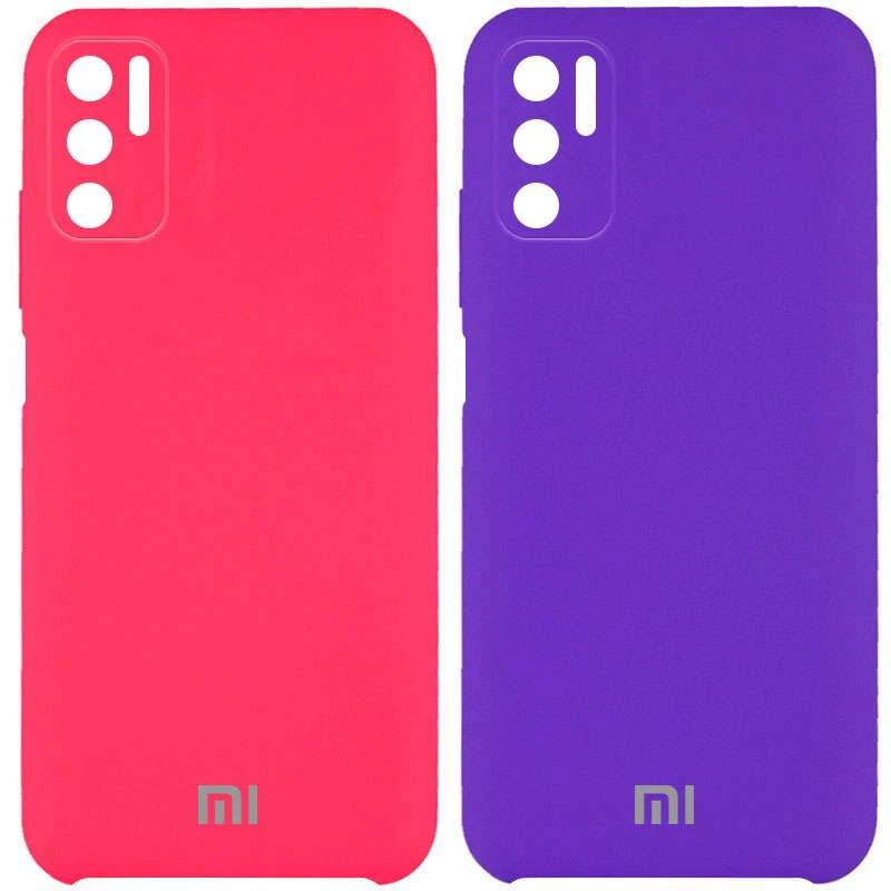 Чехол Silicone Case Premium с закрытым низом и защитой камеры для Xiaomi Poco M3 Pro 4G / 5G фото 2 из 2