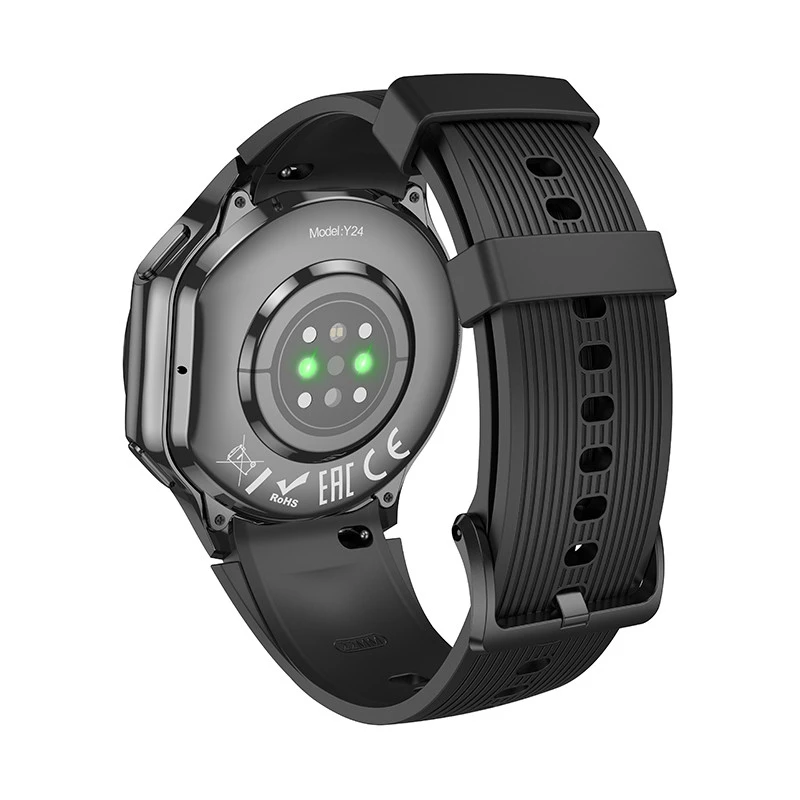 Смарт-годинник Hoco Smart Watch Y24 AMOLED Smart sports watch (call version) – Black. Фото 2 з 5