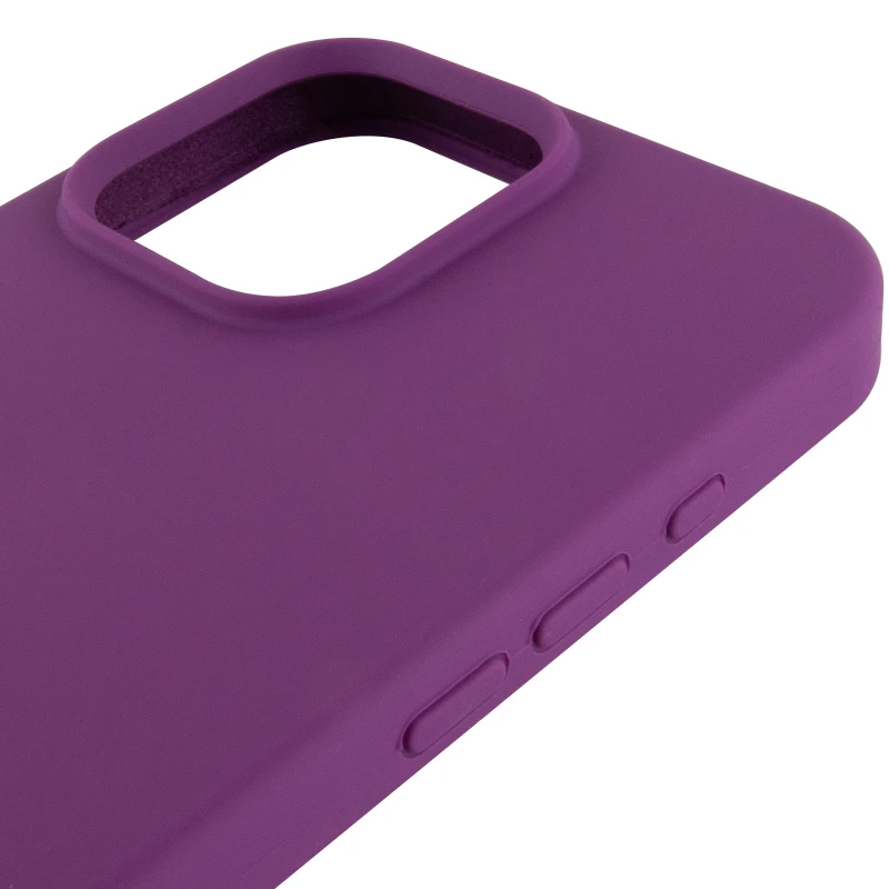 Чехол Silicone Case с закрытым низом для Apple iPhone 14 Pro Max (6.7") – Фиолетовый / Grape. Фото 7 из 10
