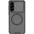 Пластикова накладка Nillkin Pro зі шторкою для камери та магнітом на Samsung Galaxy A57 5G – Transparent black. Фото 4 з 6