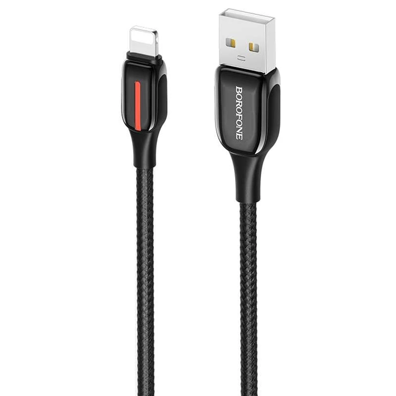 

Дата кабель Borofone BU14 Heroic USB to Lightning (1.2m) (Чорний)