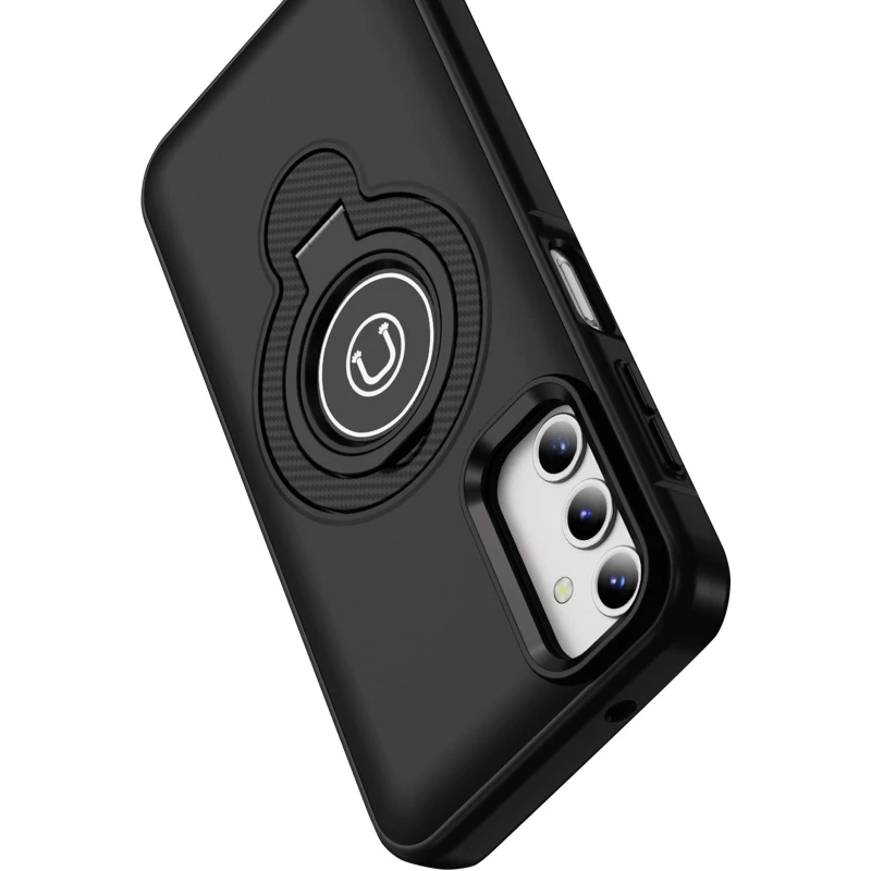 TPU+Textured PC Magnet для Samsung Galaxy A14 4G/5G – Black. Фото 4 з 4