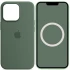 Чохол Silicone case (AAA) with Magsafe and Animation для Apple iPhone 13 Pro (6.1") – Зелений / Eucalyptus. Фото 1 з 3
