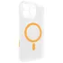 Чехол PC Slim Matte with Magnetic Fit (camera button) для Apple iPhone 16 Pro – Orange. Фото 1 из 1
