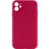 Чохол з захистом камери Silicone Case для Apple iPhone 12 (6.1") – Червоний / Rose Red. Фото 1 з 3