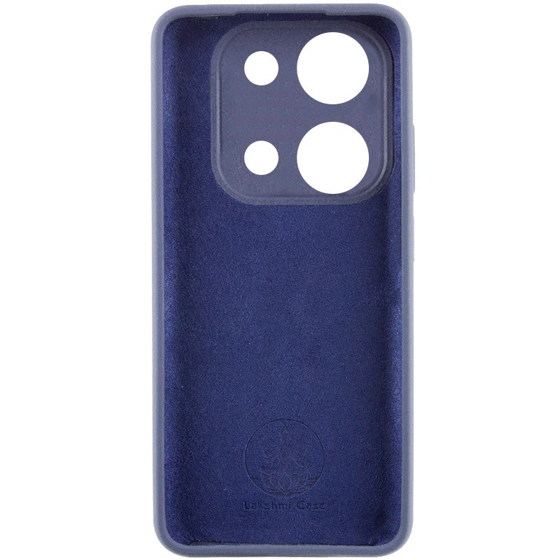 Чохол Silicone Case Lakshmi Premium із закритою камерою для Xiaomi Redmi Note 13 Pro 4G – Темно-синій / Midnight blue. Фото 2 з 3